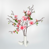 Luxe Zijden Bloemen Boeket Mia