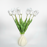 Luxe Zijden Bloemen Boeket Blanche