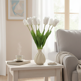 Luxe Zijden Bloemen Boeket Blanche