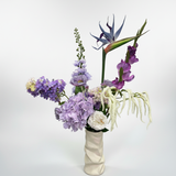 Luxe Zijden Bloemen Boeket Violette