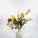 Luxe Zijden Bloemen Boeket Soleil