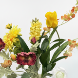 Luxe Zijden Bloemen Boeket Soleil