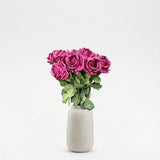 Bouquet de fleurs artificielles Bordeaux