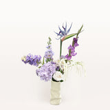 Bouquet de fleurs artificielles violette
